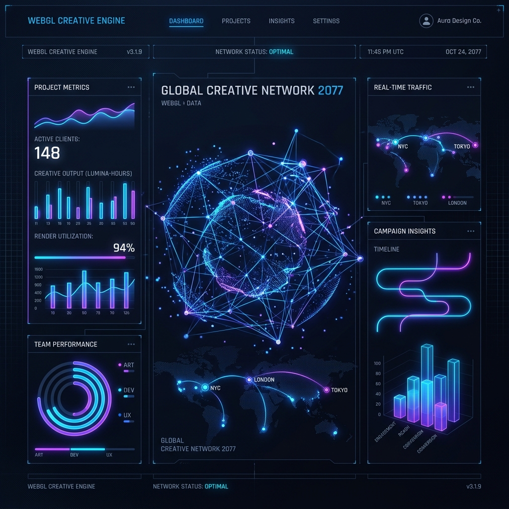 Nebula Core WebGL Experience